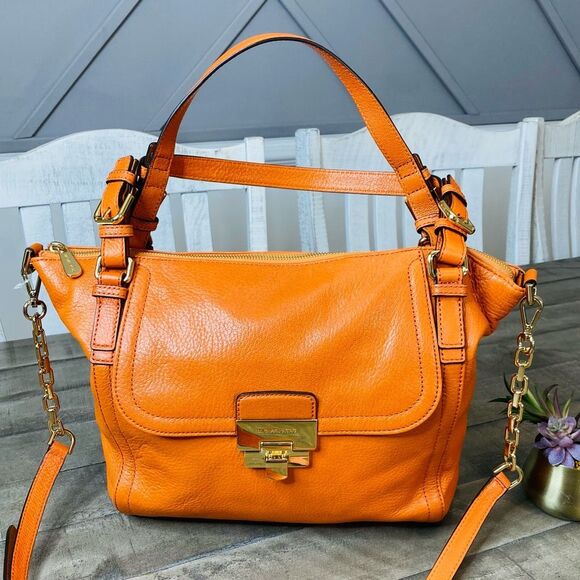 Michael‎ Kors Leather Top Handle Bag Large - Picture 1 of 14